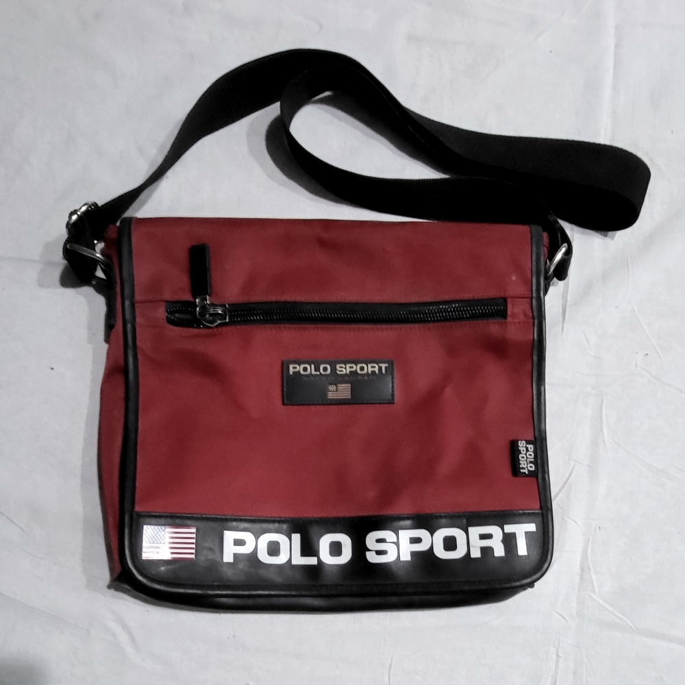Polo by Ralph Lauren Red Messenger Bag